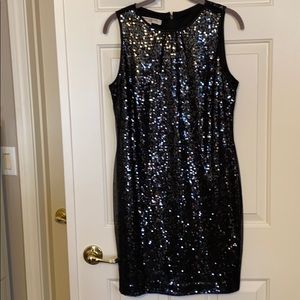Evan Piccone Glittery Party Dress